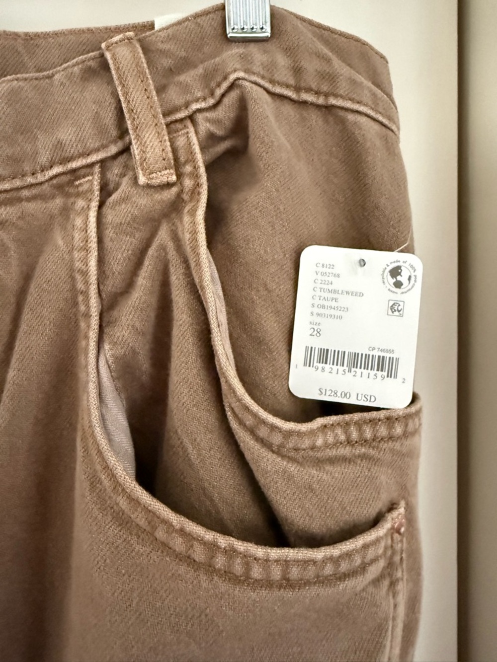 Free People We The Free Final Countdown cuffed boyfriend low rise size 28 NWT - Picture 8 of 8